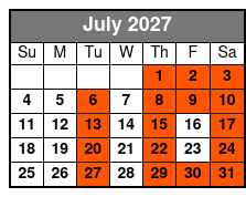 Crystal River Manatee Swim from Orlando julio Schedule