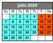 Crisis at 1600 julio Schedule