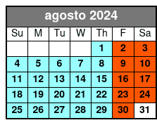 Crisis at 1600 agosto Schedule