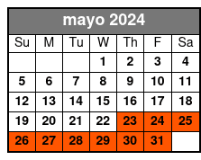 Tandem Kayak - 2 People mayo Schedule
