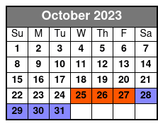 Waterski Wakeboard and Tubing Charter from Lake Buena Vista Area octubre Schedule