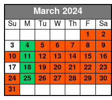 Waterski Wakeboard and Tubing Charter from Lake Buena Vista Area marzo Schedule