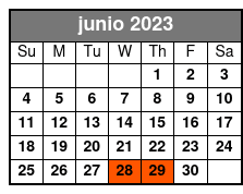 09:30 junio Schedule