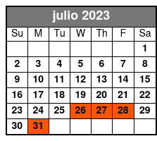 09:30 julio Schedule