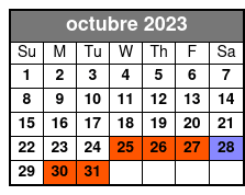 09:30 octubre Schedule