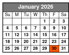 Wild Florida Adventure Package Tour enero Schedule