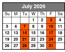 Wild Florida Adventure Package Tour julio Schedule