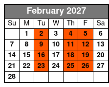 Wild Florida Adventure Package Tour febrero Schedule
