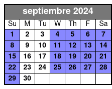 Default septiembre Schedule