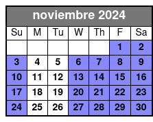 Default noviembre Schedule