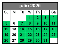 Orlando Tree Trek Adventure Park July Schedule