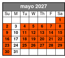 Orlando Tree Trek Adventure Park mayo Schedule