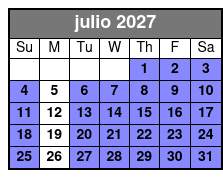 Orlando Tree Trek Adventure Park julio Schedule