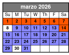 Sunset Kayaking w/ Florida Bioluminescence marzo Schedule