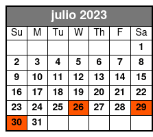 08:00 julio Schedule