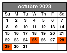 08:00 octubre Schedule