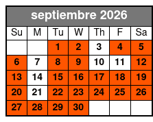 Kennedy Space Center Small Group VIP Experience septiembre Schedule