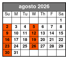 Iconic City Tour Of Orlando agosto Schedule