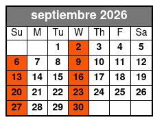 Iconic City Tour Of Orlando septiembre Schedule