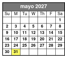 Paddleboard mayo Schedule