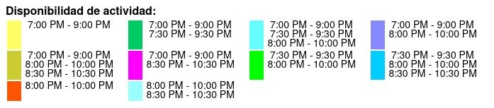 Downtown Orlando 2 Hr Walking Ghost Tour Color Key