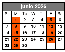 St Augustine Day Trip junio Schedule