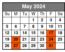 St. Augustine Day Trip mayo Schedule