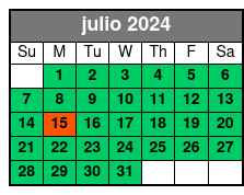 Kayaking julio Schedule