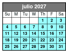 1 Hour Airboat Tour julio Schedule