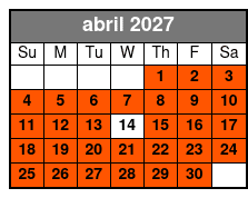 2-Hour Paddleboard or Kayak Rental in Orlando abril Schedule