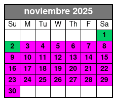 Urban Paddle in Paradise noviembre Schedule