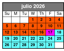 Dolphin Island Hop Tour julio Schedule