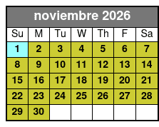 Dolphin Island Hop Tour noviembre Schedule
