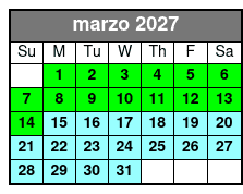 Dolphin Island Hop Tour marzo Schedule
