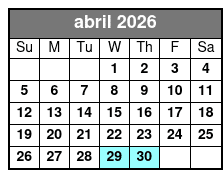 Clear Kayak Glow in the Dark Tour Through Winter Park abril Schedule