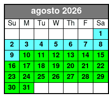 Clear Kayak Glow in the Dark Tour Through Winter Park agosto Schedule