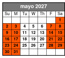 Orlando Paintball Experience mayo Schedule