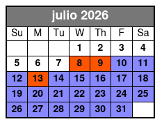 Paddle with Bunny and Pups julio Schedule