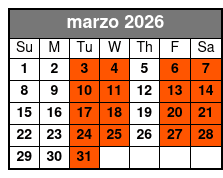 Polynesian Fire Luau in Orlando, Fl marzo Schedule