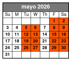 Polynesian Fire Luau in Orlando, Fl mayo Schedule