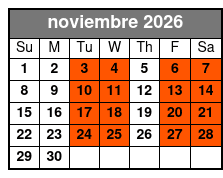 Polynesian Fire Luau in Orlando, Fl November Schedule