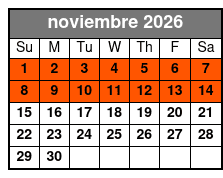 Clear Kayak Adventures Through Silver Springs November Schedule