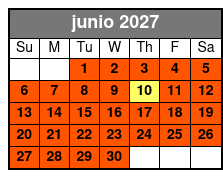 Clear Kayak Adventures Through Silver Springs junio Schedule