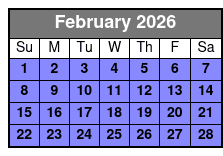 Clear Kayak Adventures Through Silver Springs febrero Schedule
