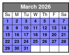 Clear Kayak Adventures Through Silver Springs marzo Schedule