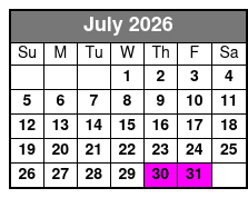 Clear Kayak Adventures Through Silver Springs julio Schedule