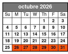 Wild Florida Drive-Thru Safari and Gator Park Admission octubre Schedule