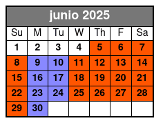 1 Half Day Waterski, Wakeboard Or Wakesurf Lesson, 2 Individual Lessons junio Schedule