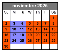 1 Half Day Waterski, Wakeboard Or Wakesurf Lesson, 2 Individual Lessons noviembre Schedule