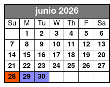 1 Half Day Waterski, Wakeboard Or Wakesurf Lesson, 2 Individual Lessons junio Schedule